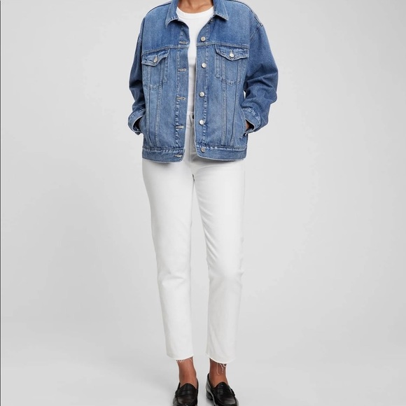 Jackets & Blazers - Oversized Denim Jacket